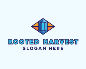 Blue Precious Gem logo design