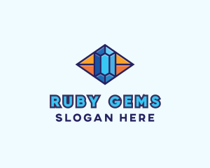 Blue Precious Gem logo design