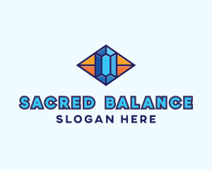 Blue Precious Gem logo design