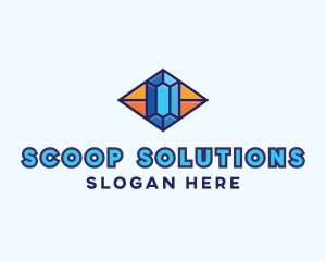 Blue Precious Gem logo design