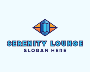 Blue Precious Gem logo design