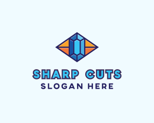 Blue Precious Gem logo design