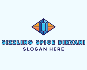 Blue Precious Gem logo design