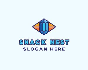 Blue Precious Gem logo design