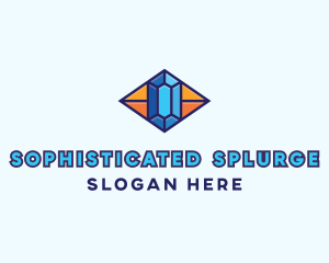 Blue Precious Gem logo design