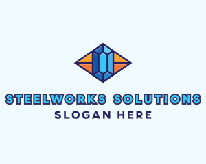 Blue Precious Gem logo design