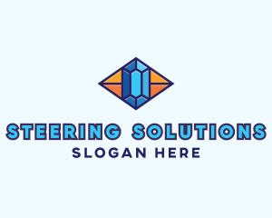 Blue Precious Gem logo design