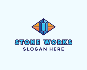 Blue Precious Gem logo design