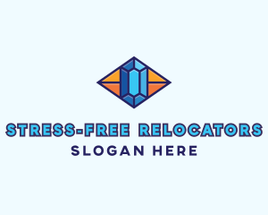 Blue Precious Gem logo design