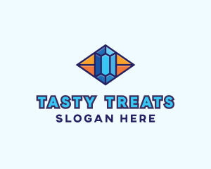 Blue Precious Gem logo design