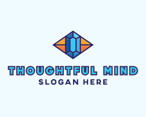 Blue Precious Gem logo design