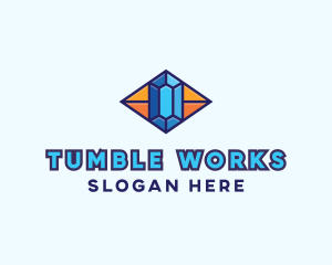 Blue Precious Gem logo design