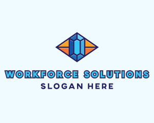 Blue Precious Gem logo design