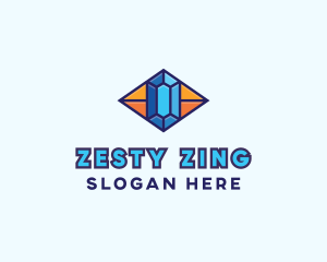 Blue Precious Gem logo design