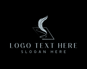 Copywriting - Feather Pen Signature logo design