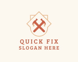 Hammer Fixing Handyman logo design