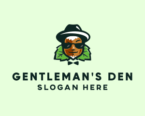 Smiling Gentleman Acorn  logo design