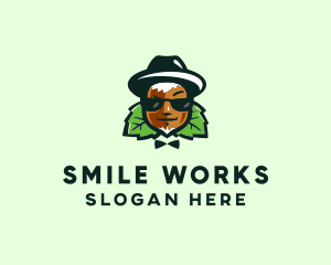 Smiling Gentleman Acorn  logo design