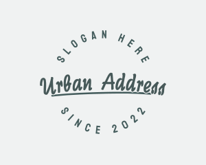 Urban Handwritten Brand logo design