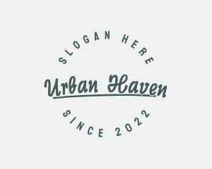 Urban Handwritten Brand logo design