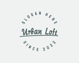 Urban Handwritten Brand logo design