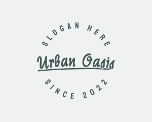 Urban Handwritten Brand logo design