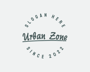 Urban Handwritten Brand logo design