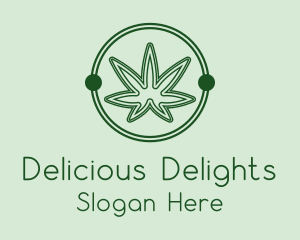 Green Marijuana Dispensary  Logo