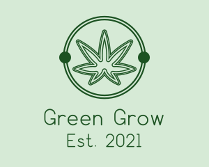 Green Marijuana Dispensary  logo design