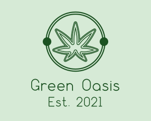 Green Marijuana Dispensary  logo design