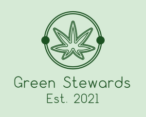 Green Marijuana Dispensary  logo design