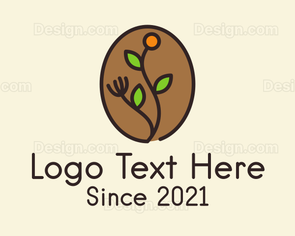 Organic Coffee Farm Logo