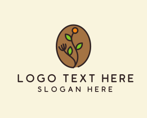 Organic Coffee Farm  Logo