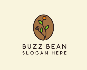 Organic Coffee Farm  logo design