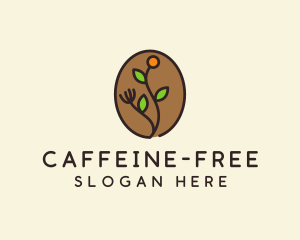 Organic Coffee Farm  logo design