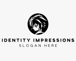 Boy Manga Character logo