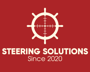 Steering Wheel Target logo design