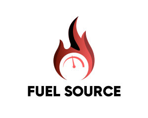 Fire Gauge Meter logo design