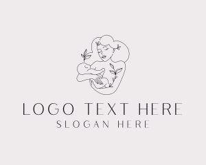 Floral Mom Baby logo