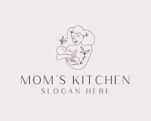 Floral Mom Baby logo