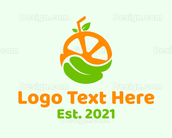 Orange Organic Juice Logo