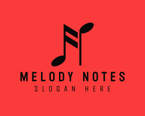 Music Note Bar logo design