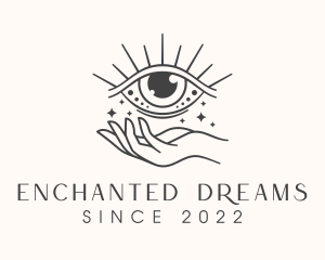 Magical Eye Fortune Teller logo design