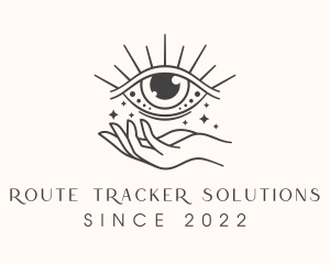 Magical Eye Fortune Teller logo design