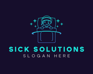 Sick Patient Recovery logo design