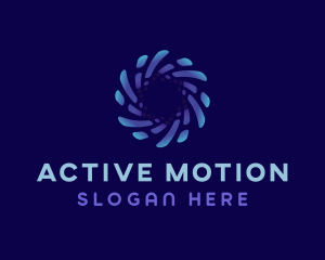 Motion AI Digital logo design