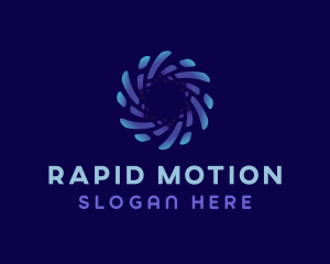 Motion AI Digital logo design