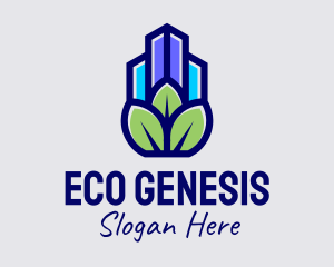 Eco Property Realtor logo design