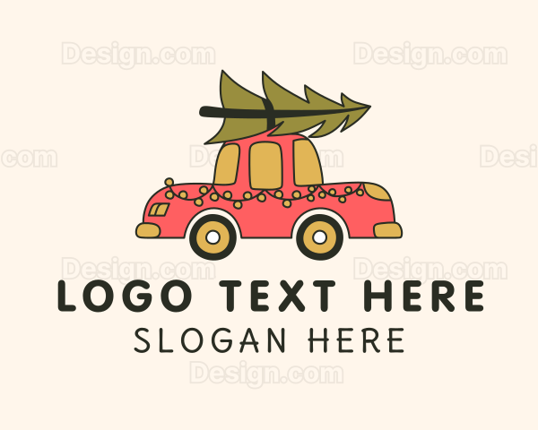 Decorative Car Tree Logo