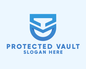 Modern Tech Shield  logo design